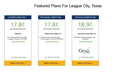 Find the Cheapest League City Electricity Rates .